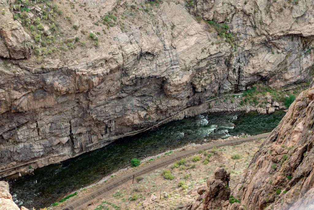 River running through a quiet canyon near Canon City, Colorado, a low-sensory outing option near Florence